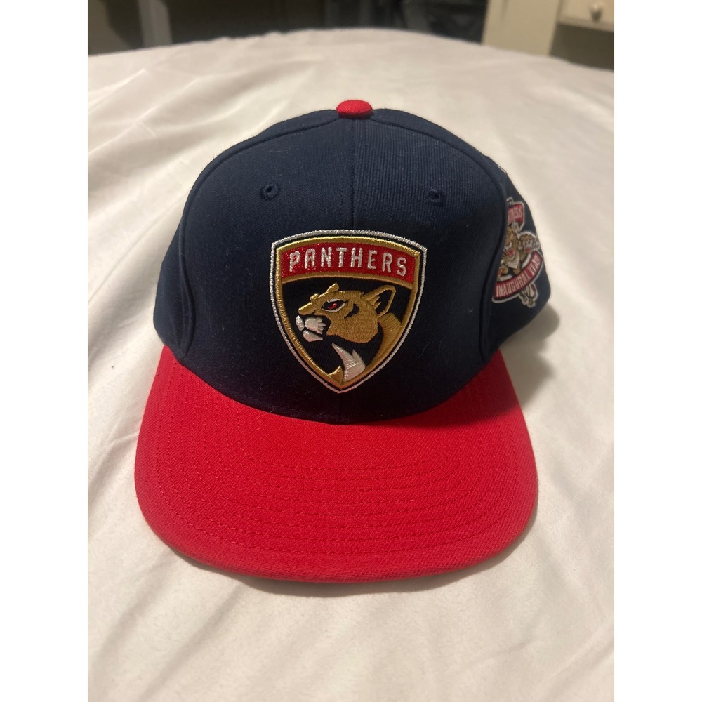 Mitchell & Ness Florida Panthers Inaugural Year 1993-1994 Snapback Hat Navy Red